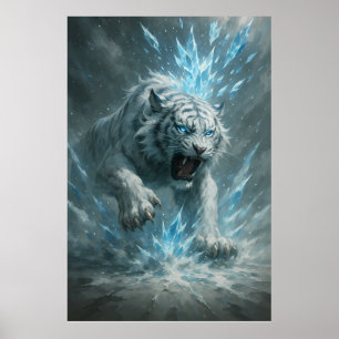 Frost White Tiger – Emperor of the Frozen Realm – Poster