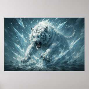 Frost White Tiger – Emperor of the Frozen Realm – Poster