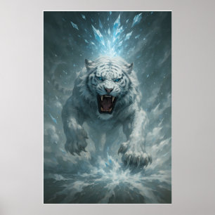 Frost White Tiger – Emperor of the Frozen Realm – Poster