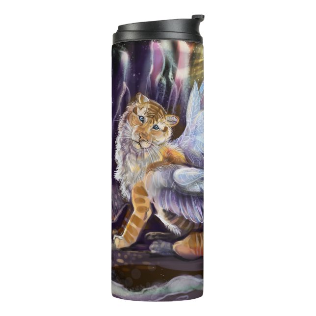 Frost Wing Tiger Thermal Tumbler (Rotated Left)