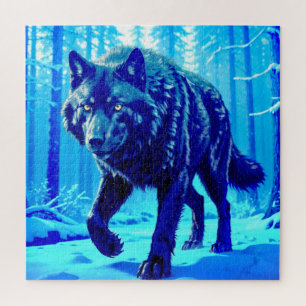 Frost wolf jigsaw puzzle