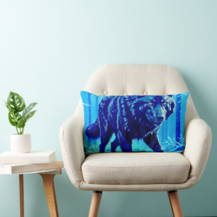 Frost Wolf Lumbar Cushion