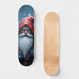 Frostbite Santa & His Mischief Elf. Skateboard