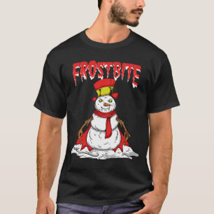 Frostbite Snowman Vampire Christmas Christmas T-Shirt
