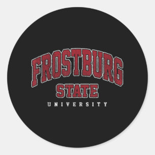 Frostburg Institute Of Technology Arch Retro For M Classic Round Sticker