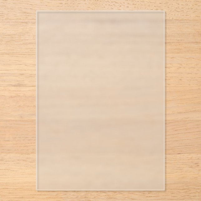 Frosted Acrylic Wedding Invitation (Front)