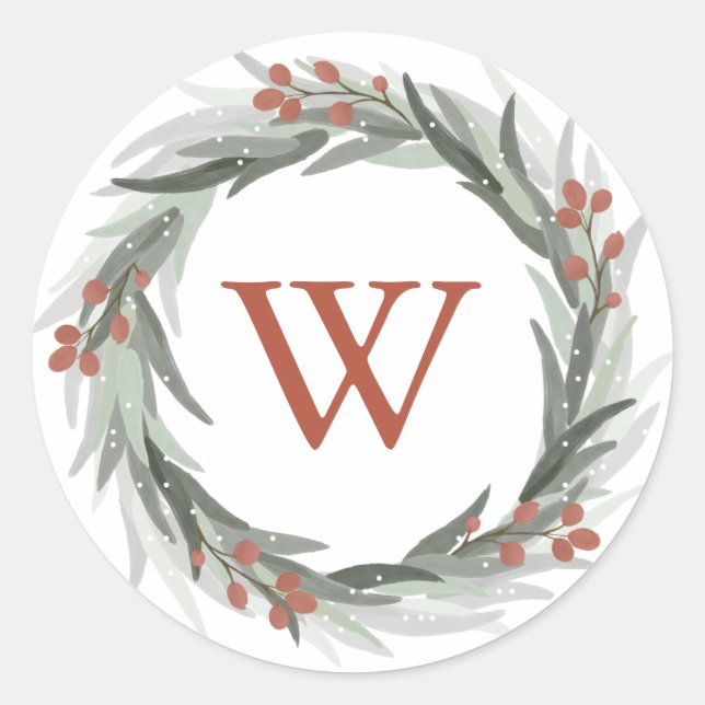 Frosted Berries, Envelope Seal (Front)