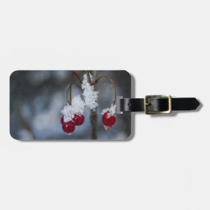 Frosted Berries Luggage Tag