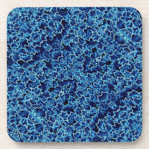 Frosted Blue Ivy Coaster