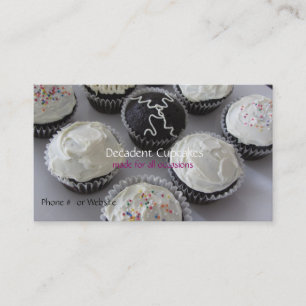 Frosted Cupcakes Business Card