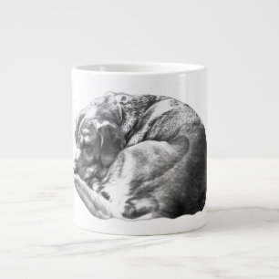 Frosted Dawn Curl Large Coffee Mug