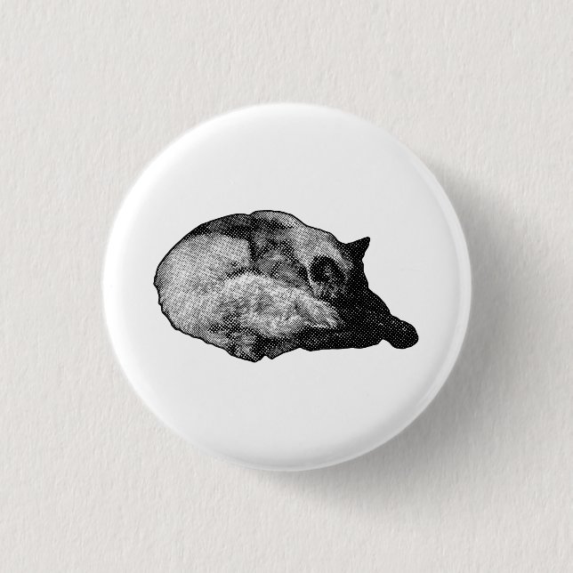 frosted dot texture 3 cm round badge (Front)