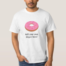 Frosted Doughnut: Customisable Slogan