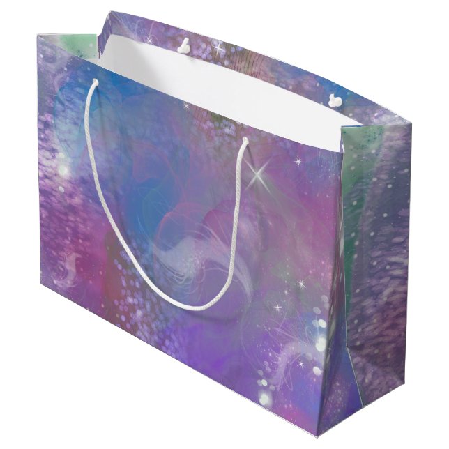 Frosted Dreaming Large Gift Bag (Back Angled)