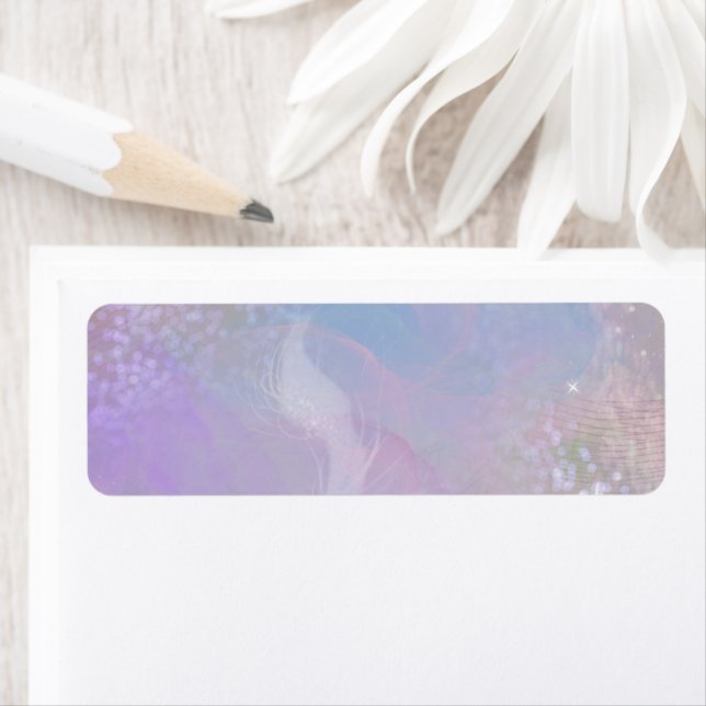 Frosted Dreaming Return Address Label (Insitu)