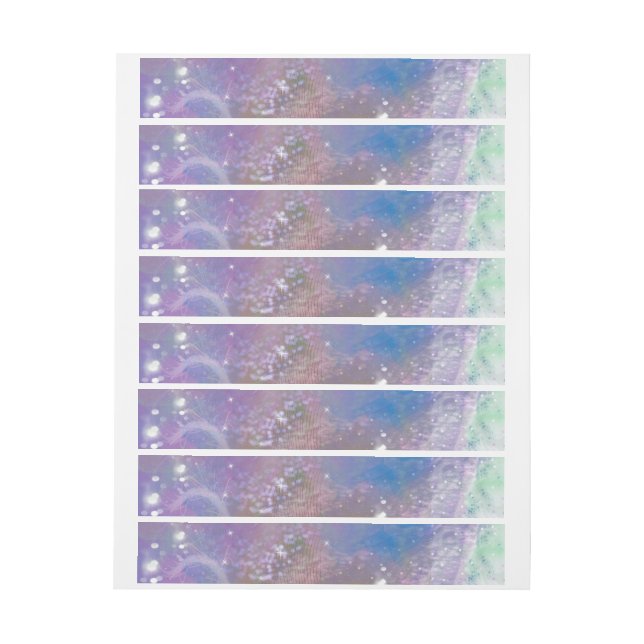 Frosted Dreaming Wraparound Address Label (Sheet)