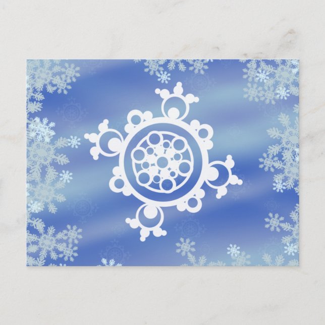 Frosted Edges I Postcard (Front)
