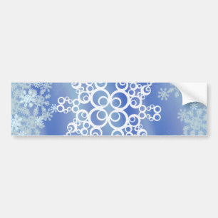 Frosted Edges II Bumper Sticker