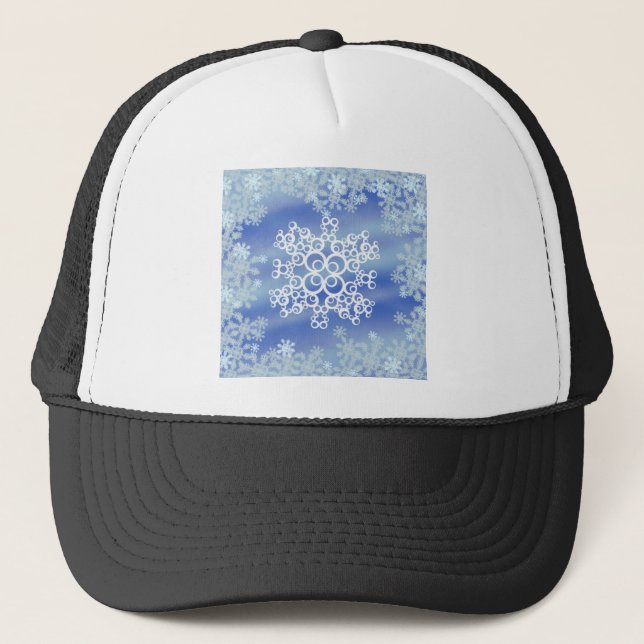 Frosted Edges II Trucker Hat (Front)