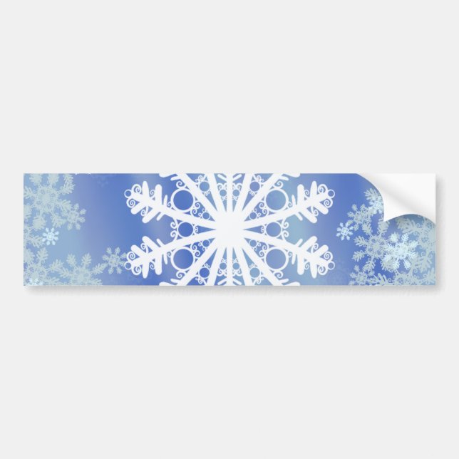 Frosted Edges III Bumper Sticker (Front)
