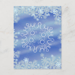 Frosted Edges V Postcard