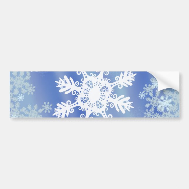 Frosted Edges VII Bumper Sticker (Front)
