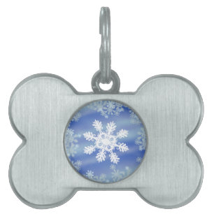 Frosted Edges VII Pet ID Tag
