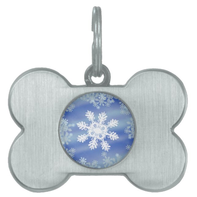 Frosted Edges VII Pet ID Tag (Front)