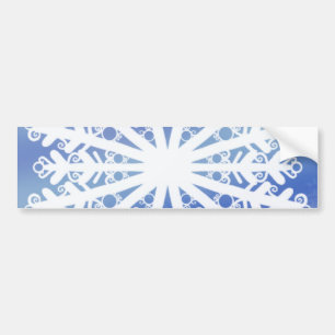 Frosted Edges VIII Bumper Sticker
