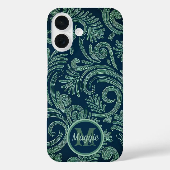 Frosted Ferns: Winter Whimsy Case-Mate iPhone Case (Back)