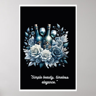 "Frosted Garden: A Winter Wine Romance" Poster