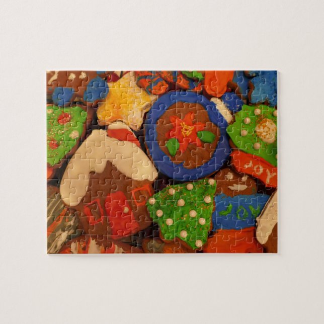 Frosted Gingerbread Cookies Jigsaw Puzzle (Horizontal)