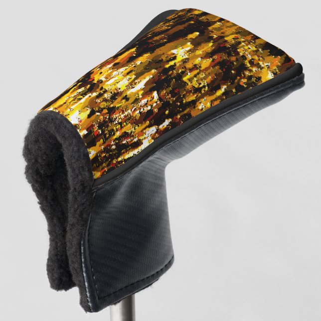 Frosted lights under ice sheet golf head cover (3/4 Front)