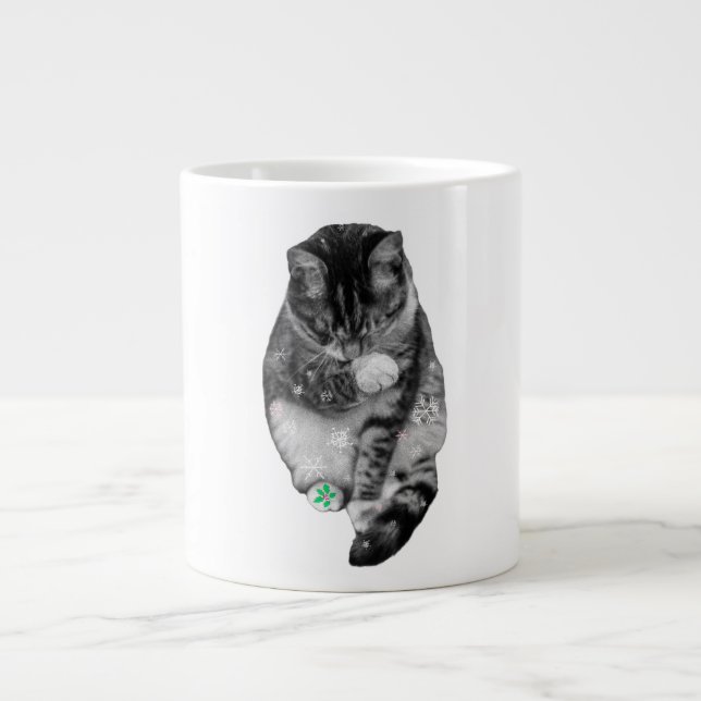 Frosted Paw Holiday Mug (Front)