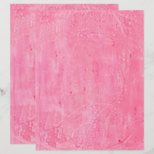 Frosted Pink Background Scrapbook Paper