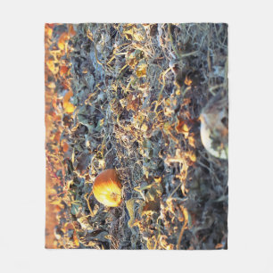 Frosted Pumpkin Patch Fleece Blanket