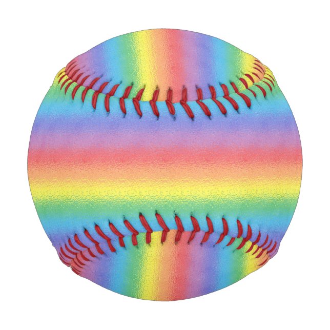 Frosted Rainbow Baseball (Front)