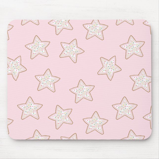 Frosted Star Cookies Mouse Pad (Front)