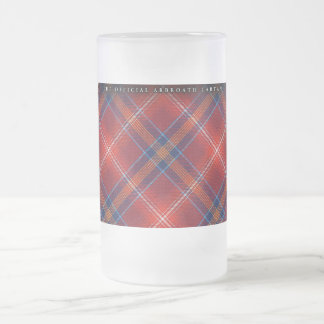Frosted Stein - Red Lichtie Tartan - Customisable