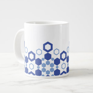 Frosted Symmetry Large Coffee Mug