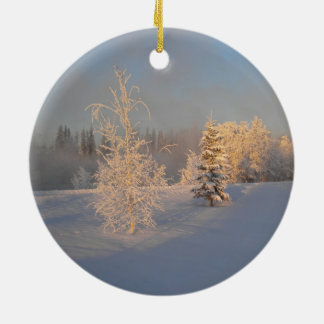 Frosted Trees Ornament