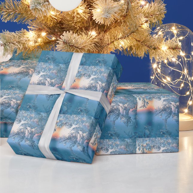 Frosted View Wrapping Paper (Holidays)