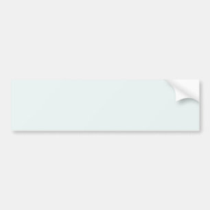Frosted White Solid Colour Classic Elegant Bumper Sticker