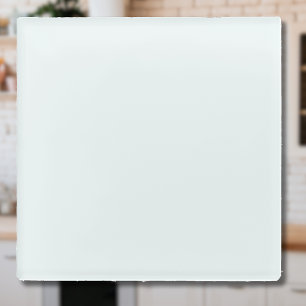 Frosted White Solid Colour Classic Elegant Glass Coaster