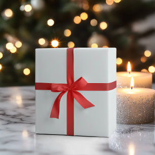 Frosted White Solid Colour Classic Elegant Wrapping Paper