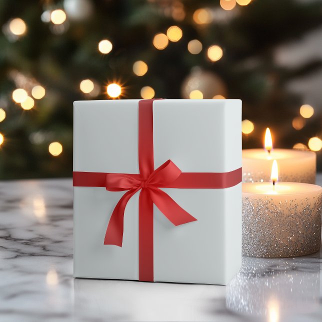 Frosted White Solid Colour | Classic | Elegant Wrapping Paper (Creator Uploaded)