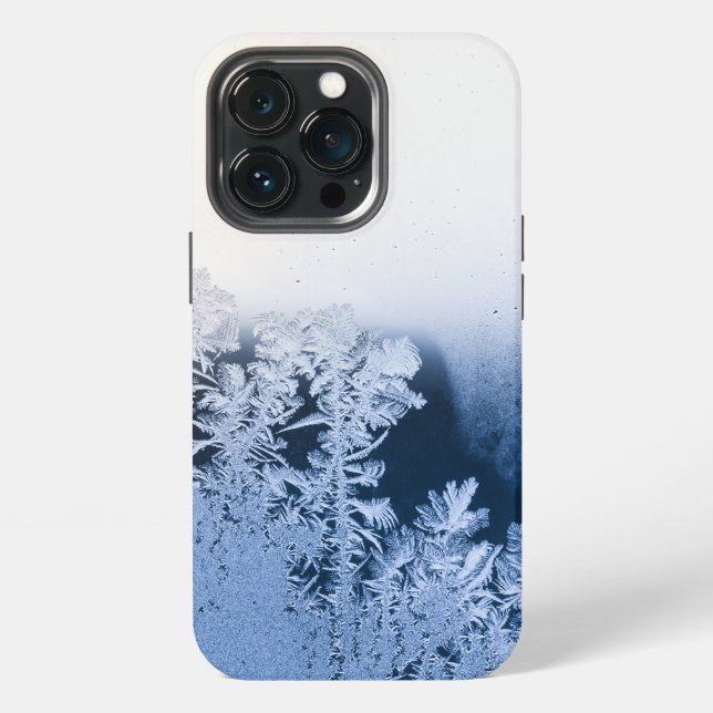 Frosted winter window iPhone case (Back)