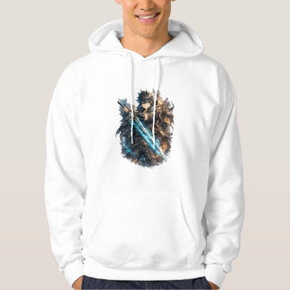 Frostfire Blade Warrior Hoodie