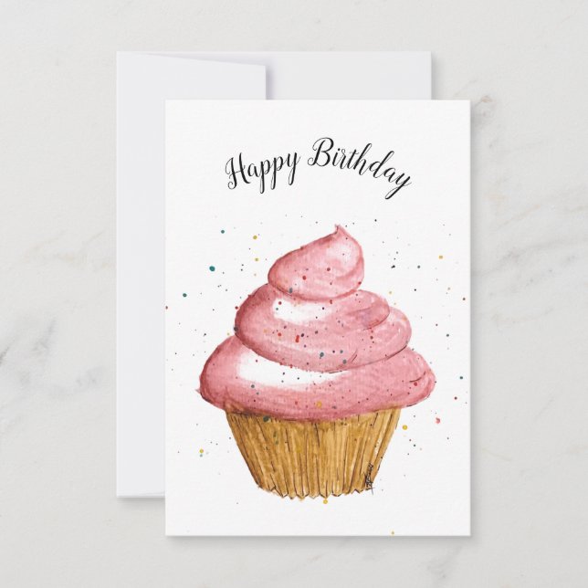 Frosting Birthday Card (Front)