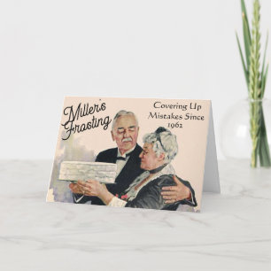 Frosting - Covering Up Mistakes Since Personalised Card